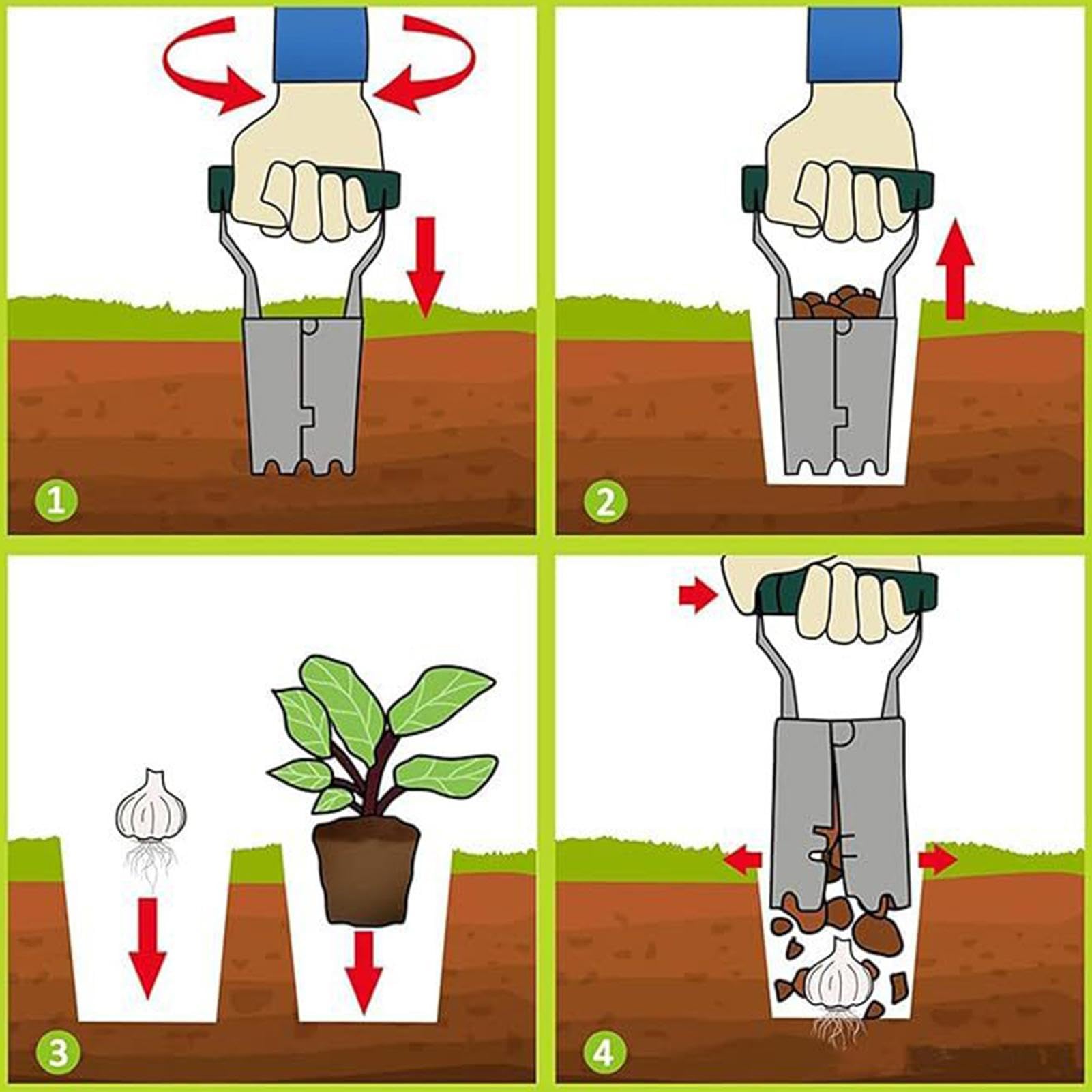 Инструмент для пересадки расса – обзор и цена Vegetable Transplanter